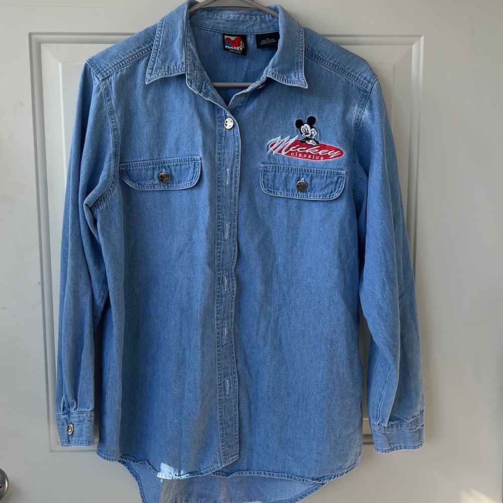 Mickey Mouse classics- Size M- Denim shirt
